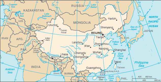 Karte China
