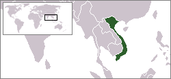 Karte Vietnam
