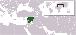 Karte Syrien