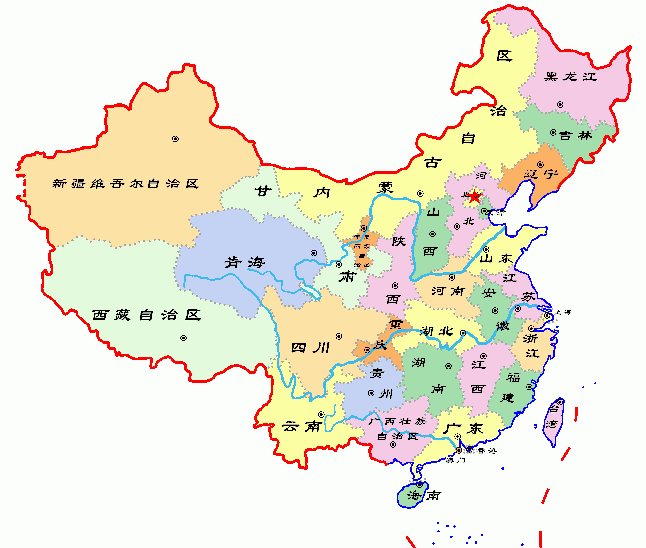 Map Of China Chinese Characters Worldofmaps Net Online Maps